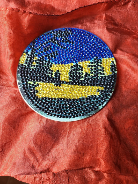 Landscape Diamond Coasters