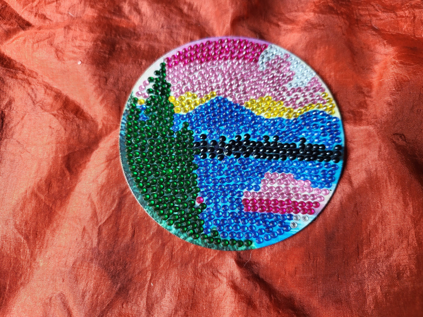 Landscape Diamond Coasters