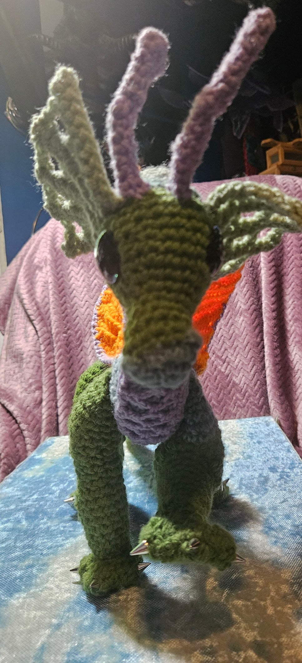 Blue Green Meadow Dragon