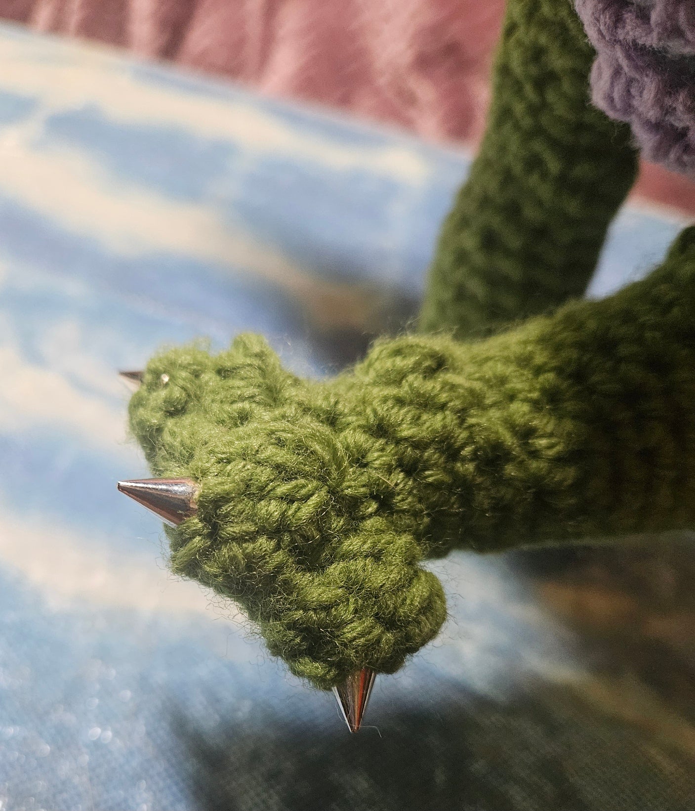 Blue Green Meadow Dragon