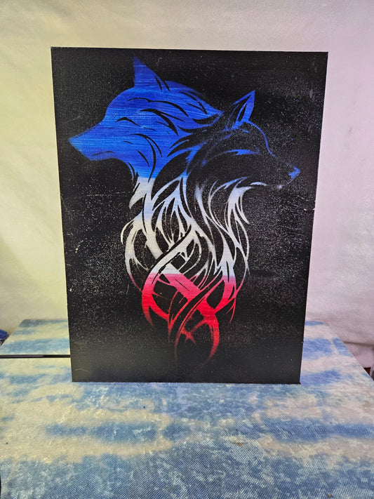 Wolf art