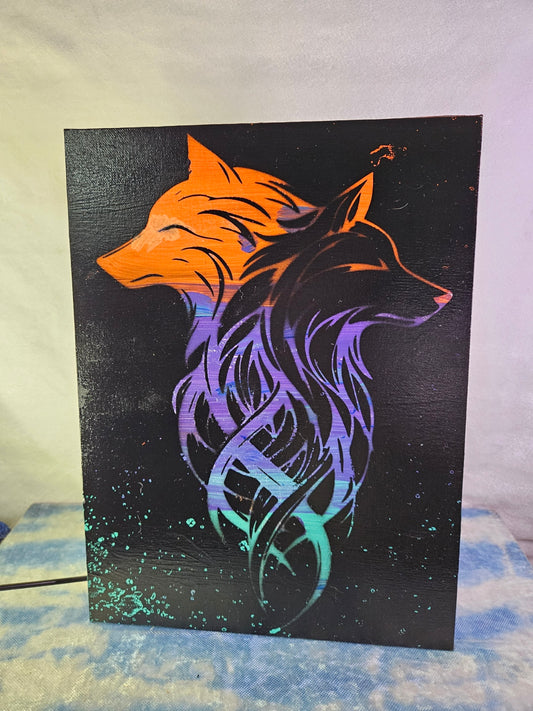 Wolf art