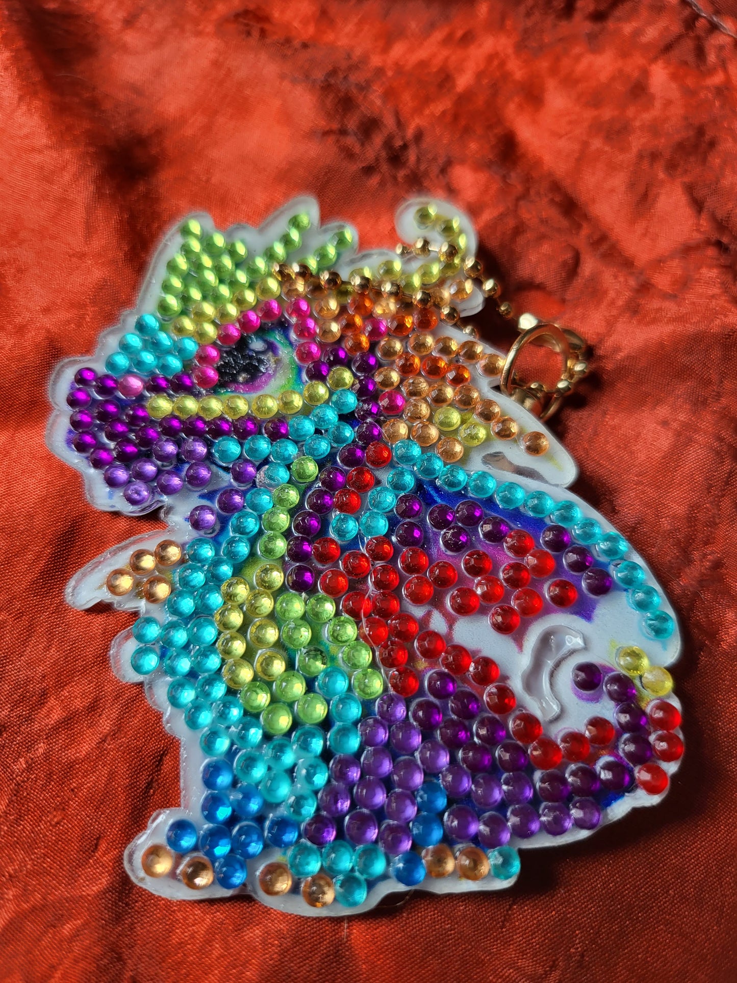 Diamond Dots Dragon Ornament #1