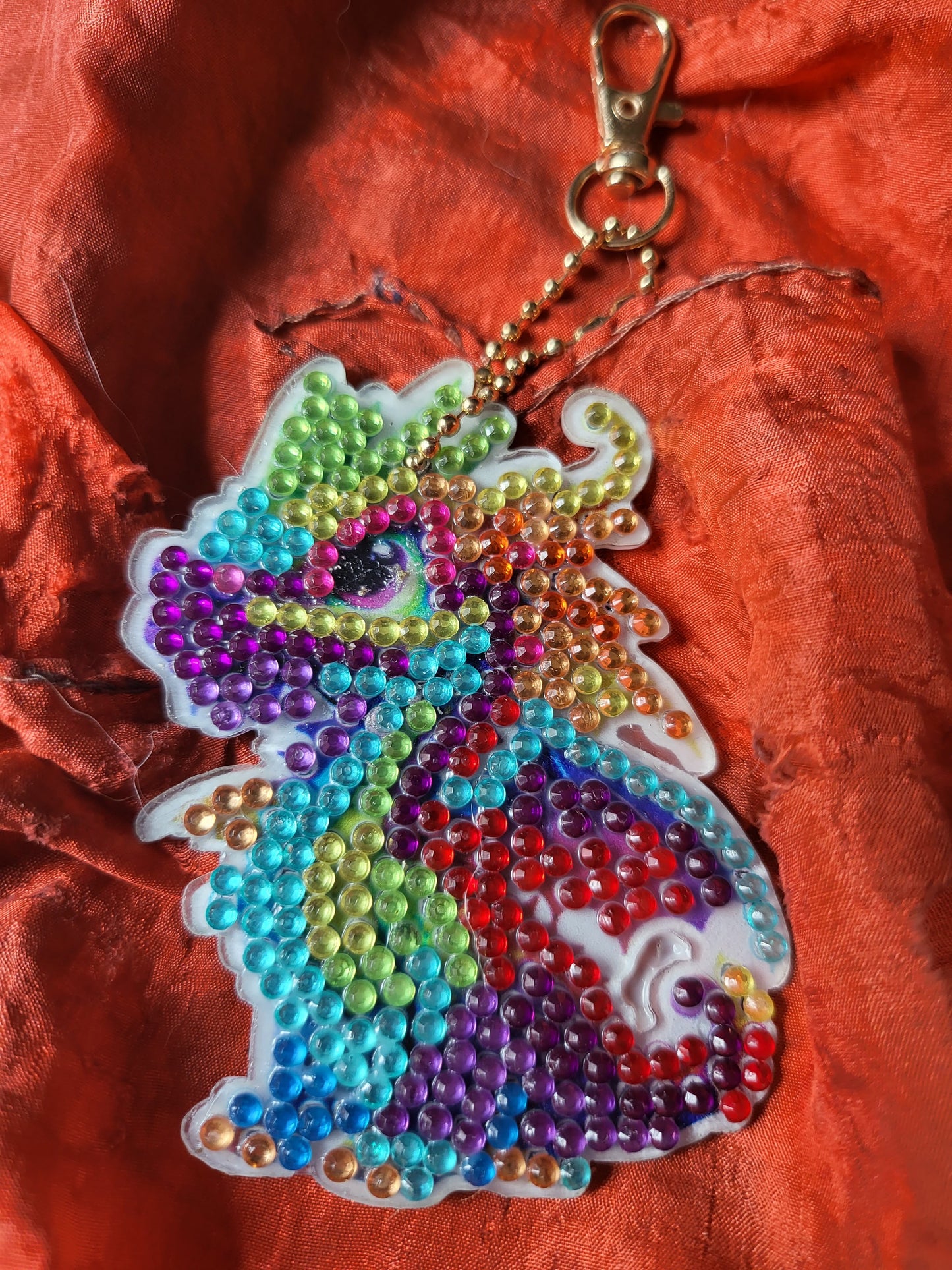 Diamond Dots Dragon Ornament #1