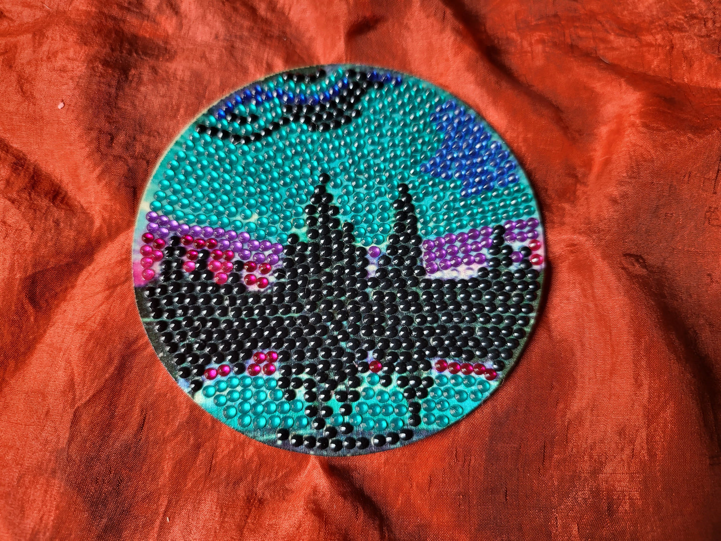 Landscape Diamond Dot Coasters