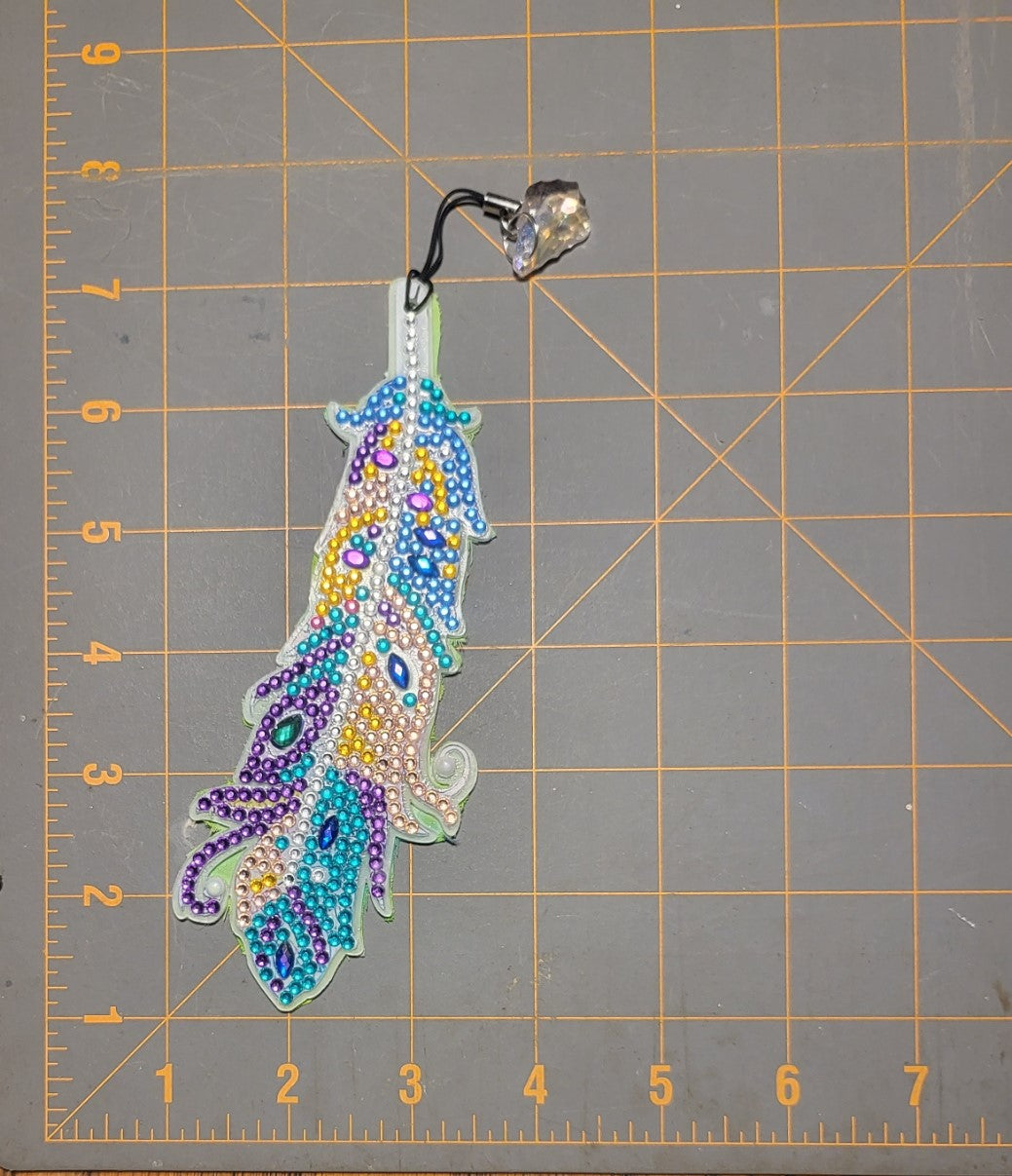 Diamond Feather Bookmark #3