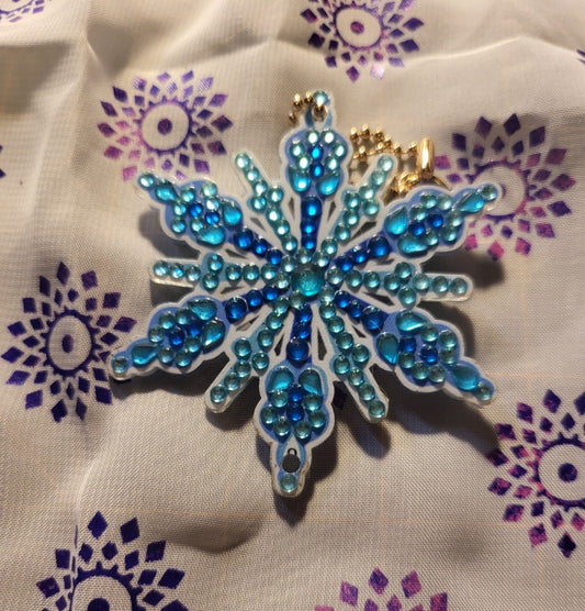 Snowflake Ornament/Keychain #3