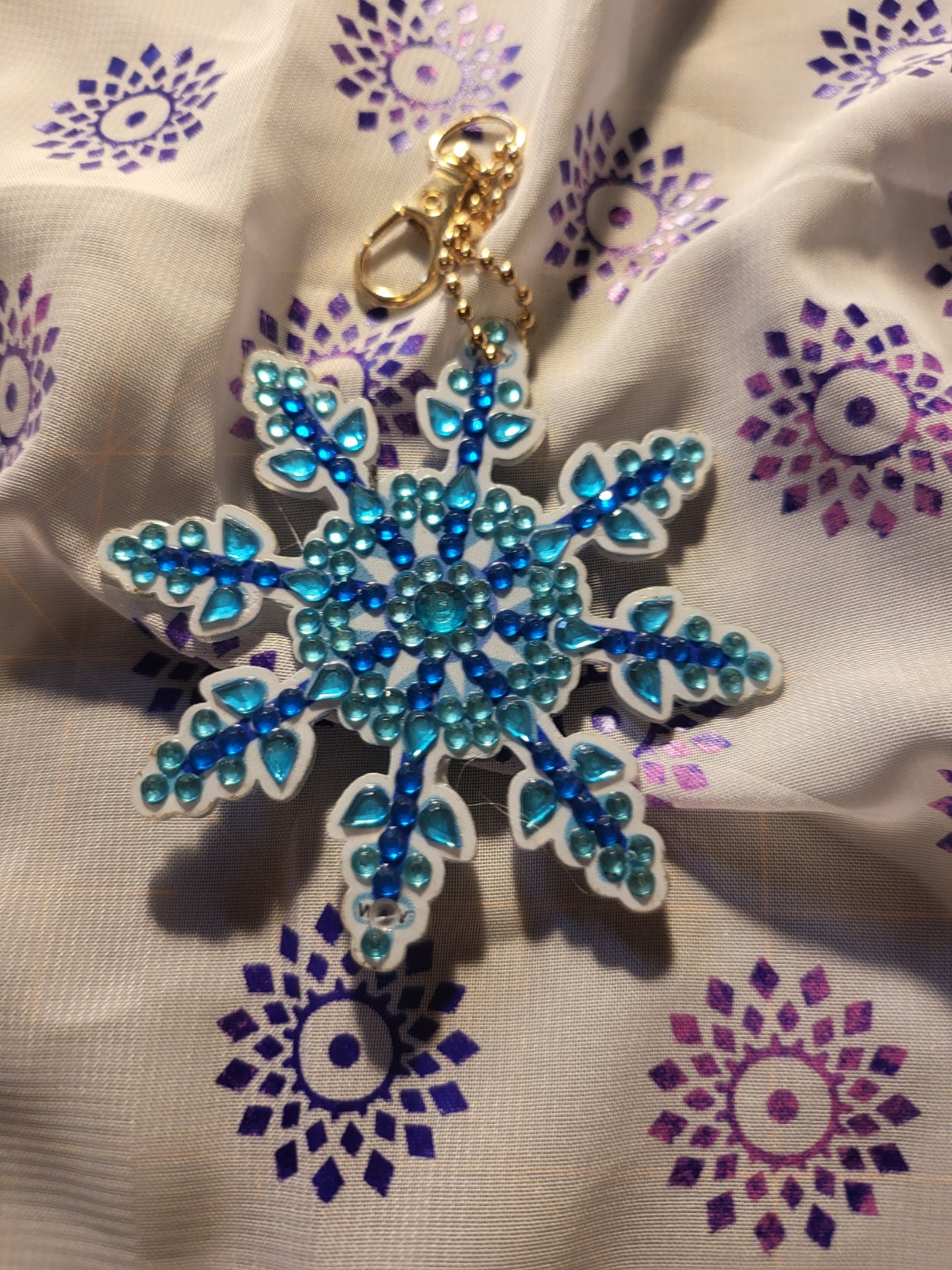 Snowflake Ornament/Keychain #5