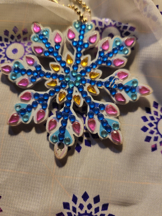 Snowflake Ornament/Keychain #8