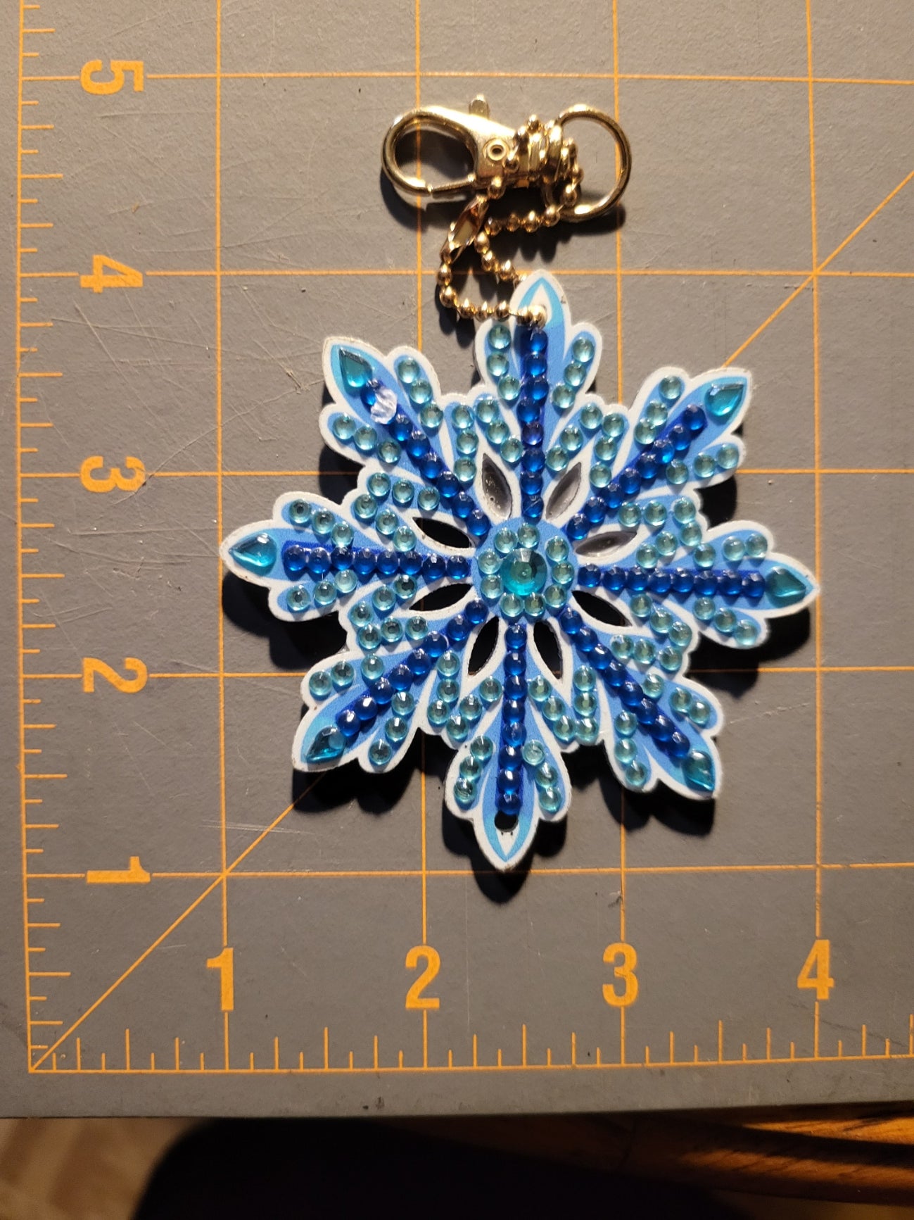 Snowflake Ornament/Keychain #1