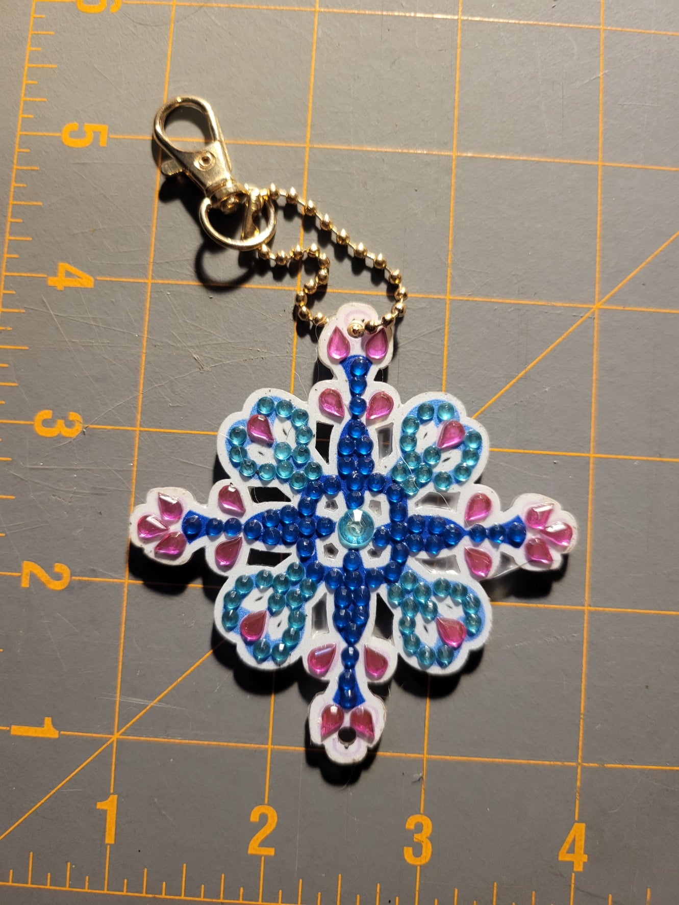 Snowflake Ornament/Keychain #6