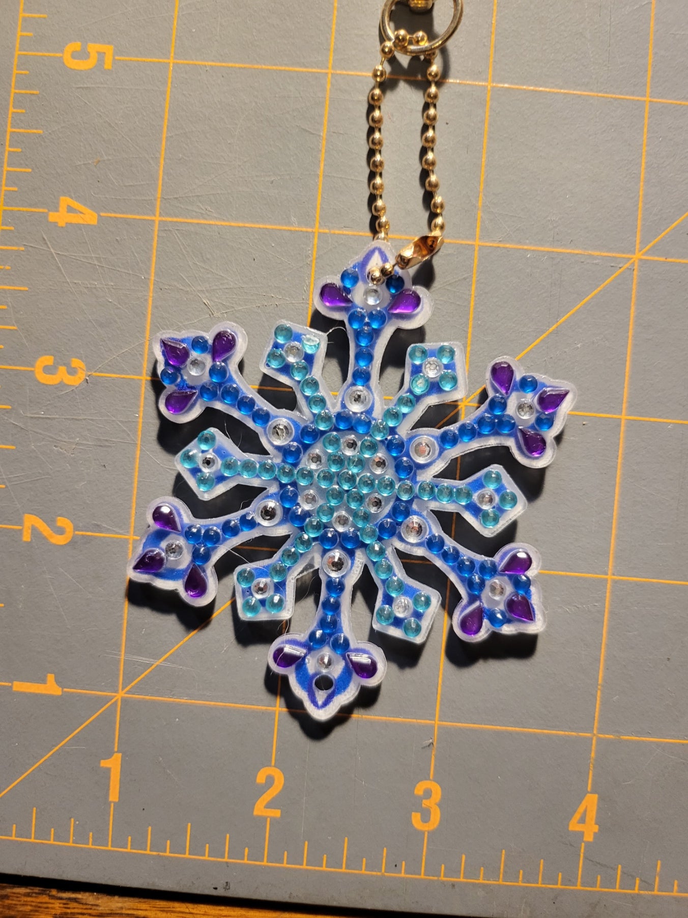 Snowflake Ornament/Keychain #2