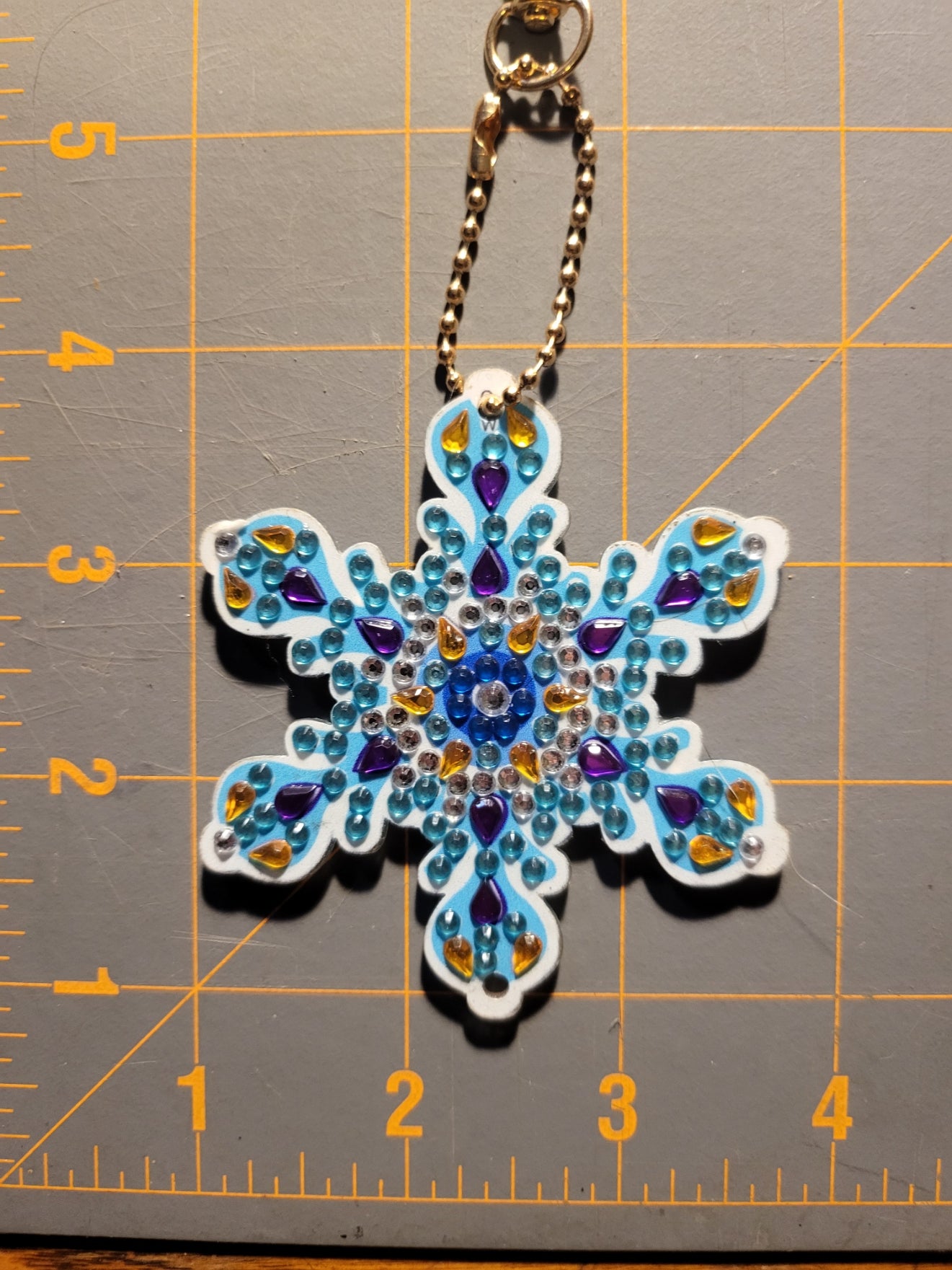 Snowflake Ornament/Keychain #4