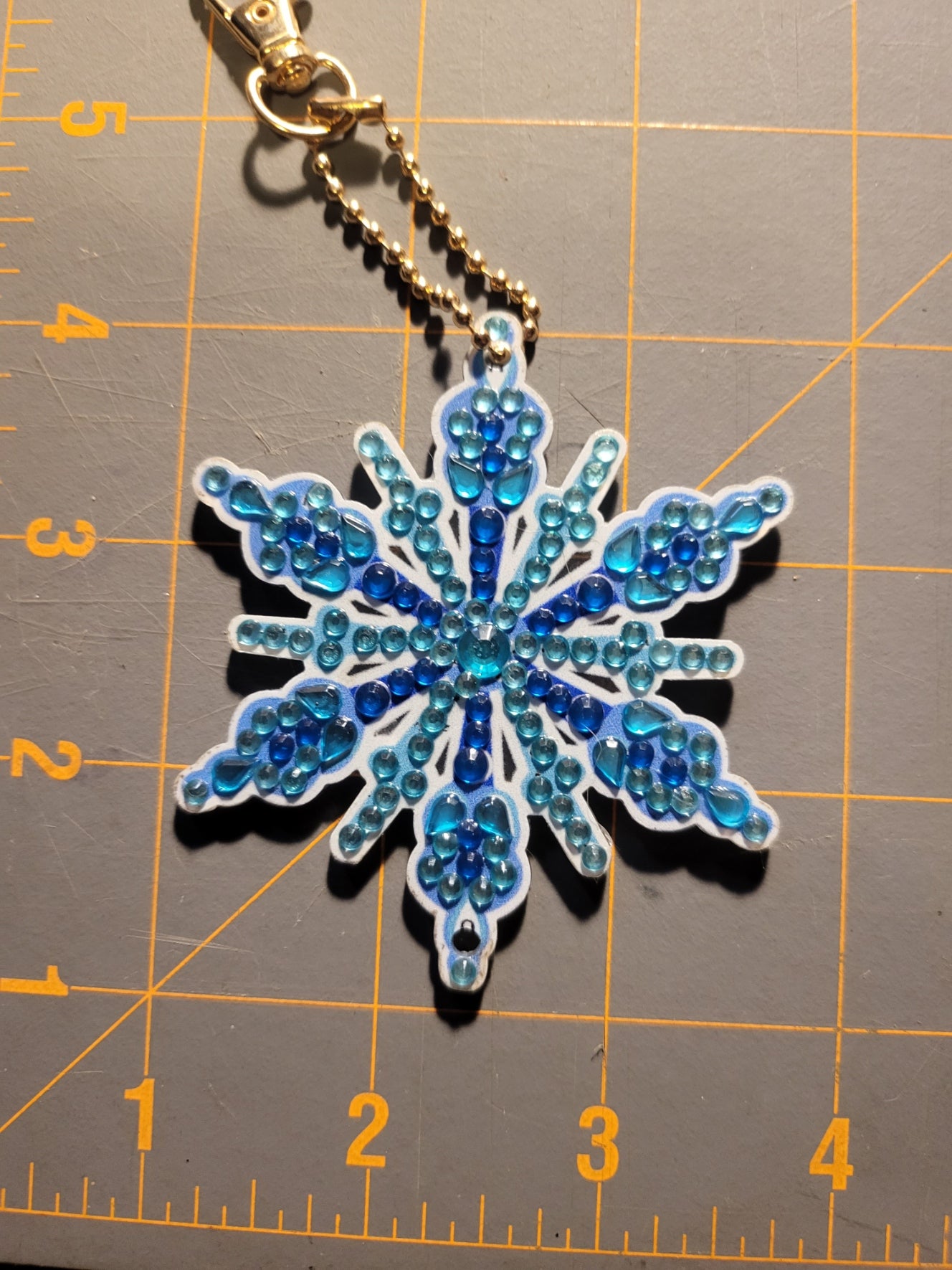 Snowflake Ornament/Keychain #3