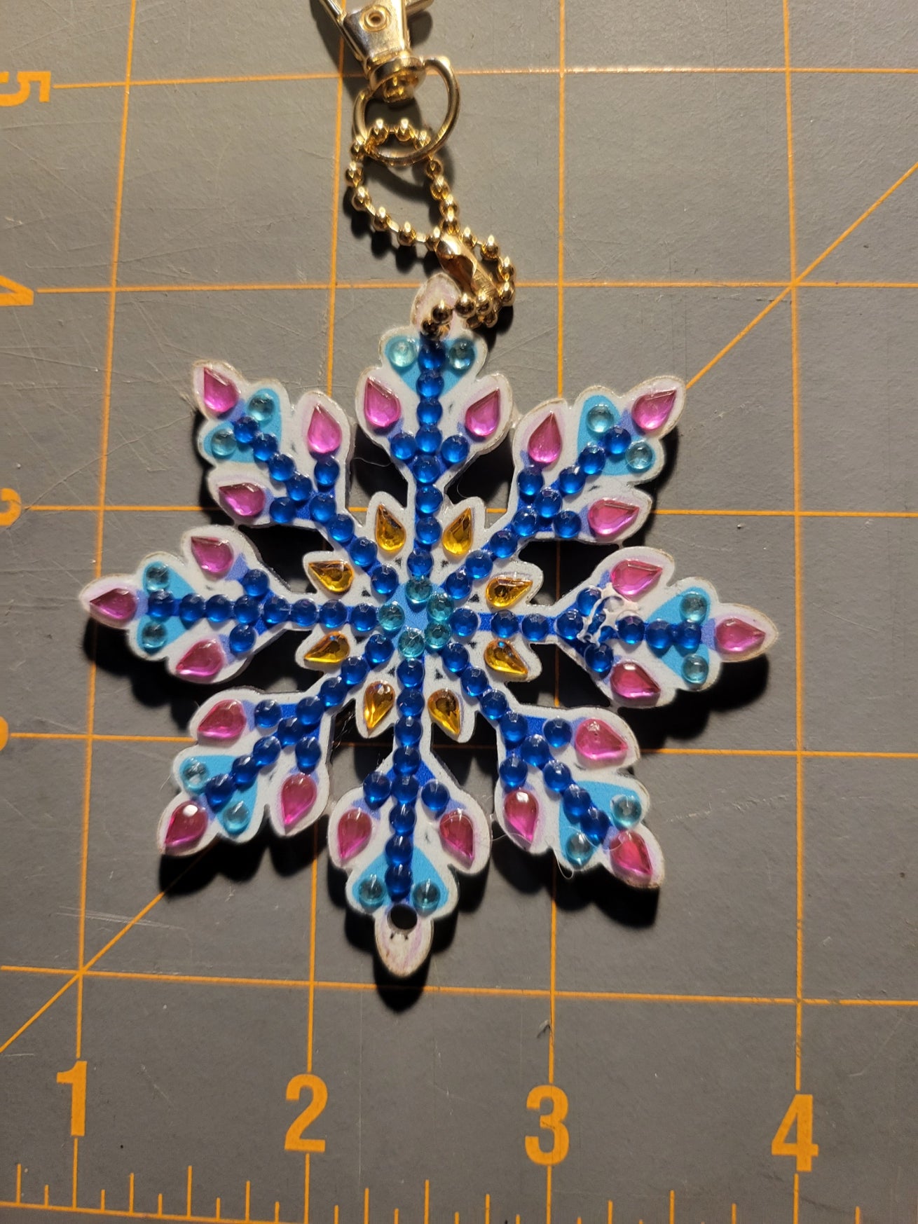 Snowflake Ornament/Keychain #8