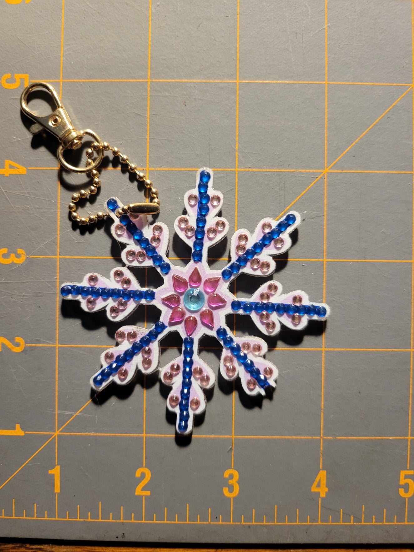 Snowflake Ornament/Keychain #10