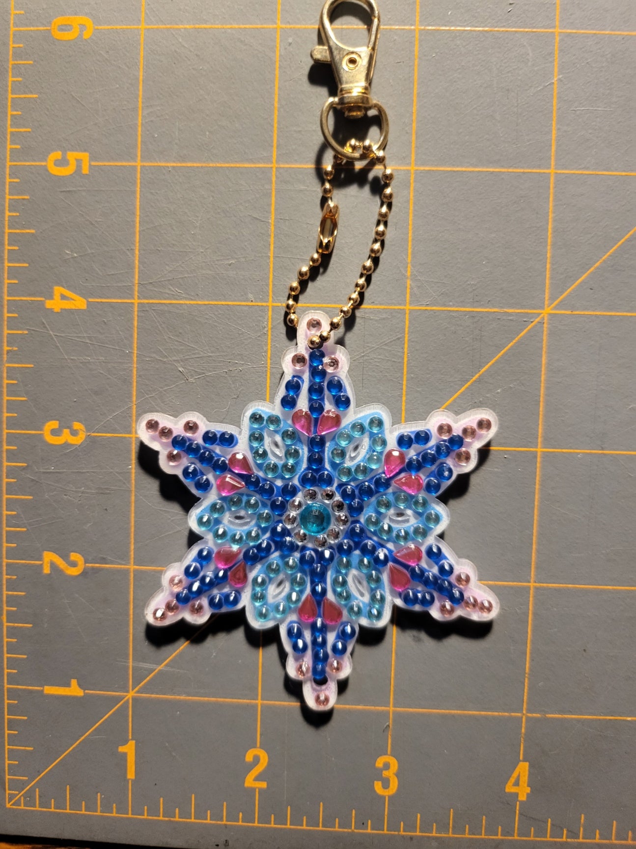 Snowflake Ornament/Keychain #9