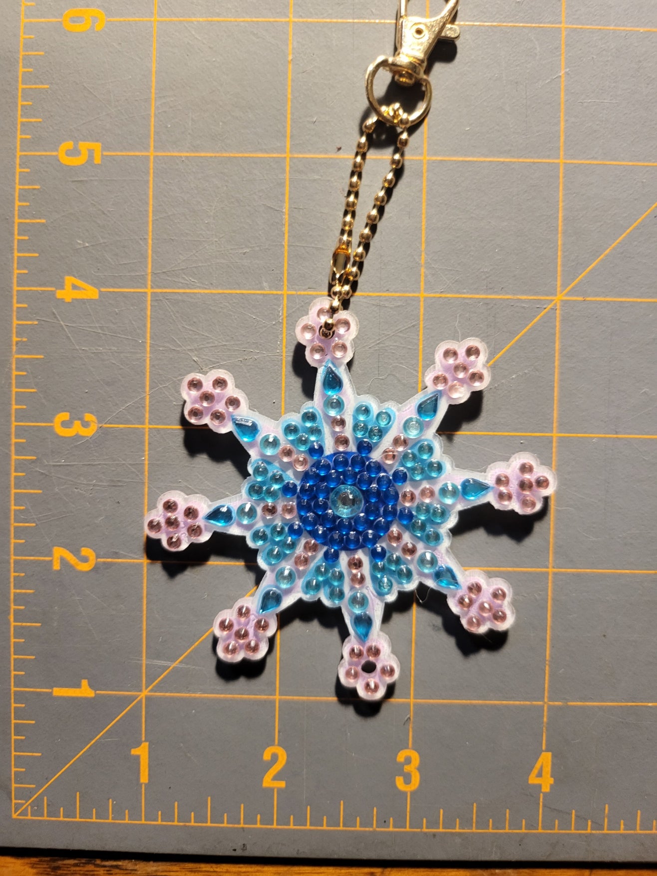 Snowflake Ornament/Keychain #7