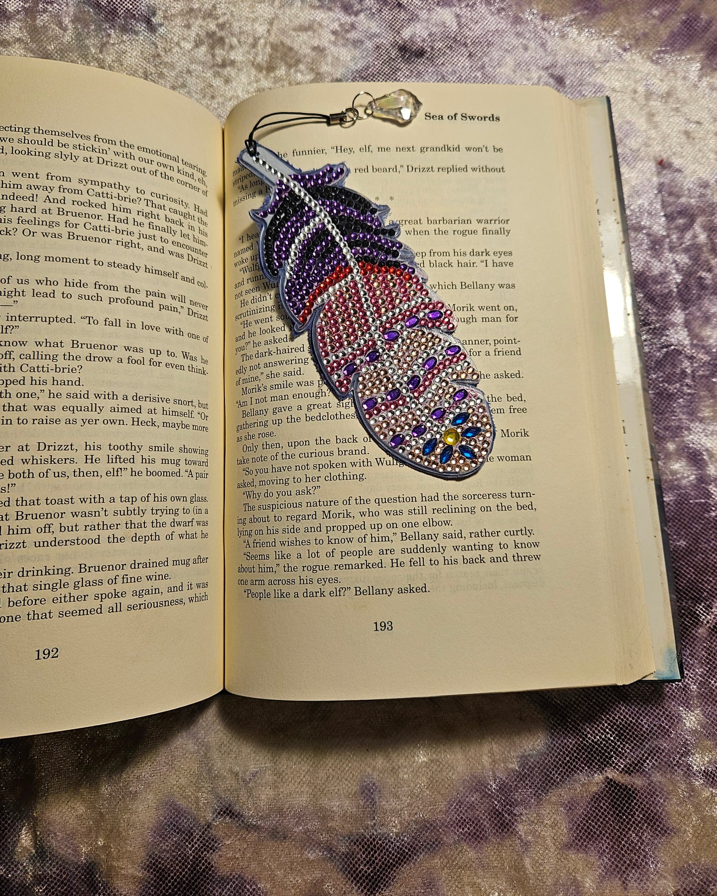 Diamond Feather Bookmark #2