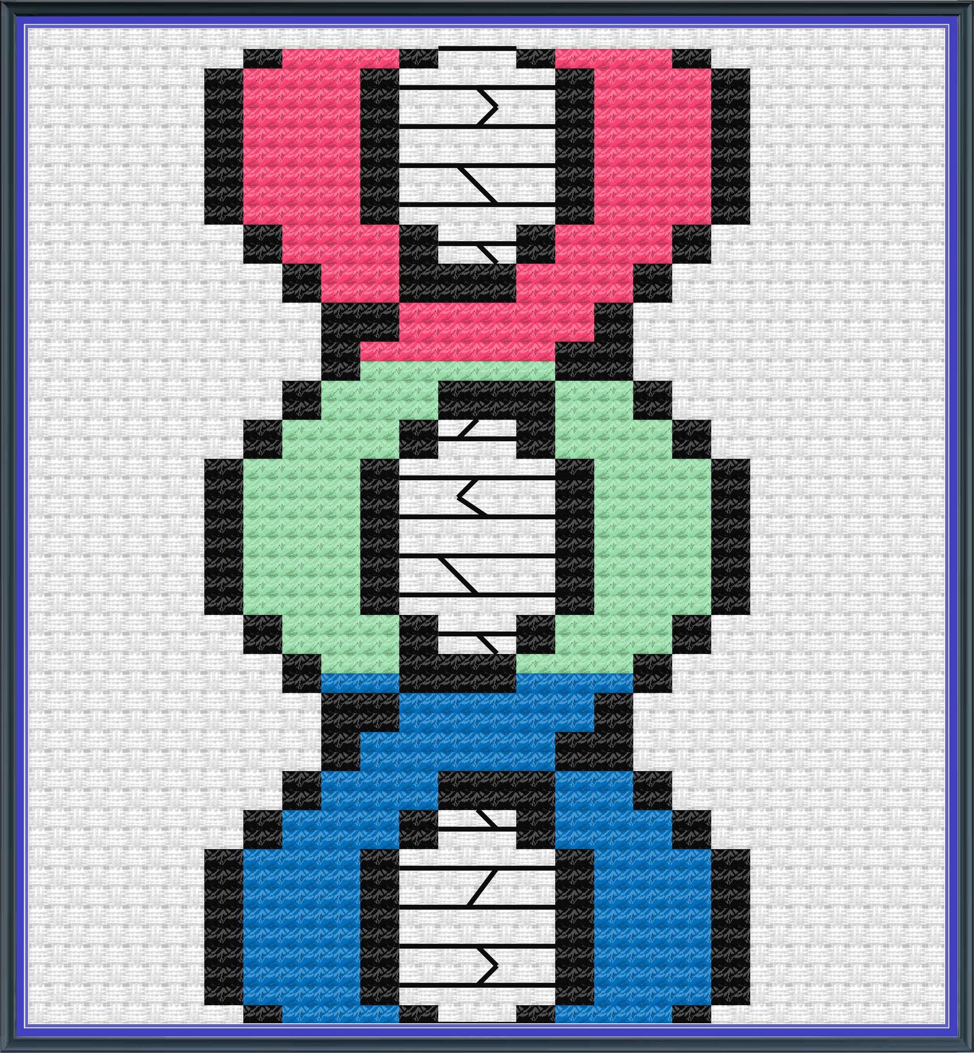 Helix Pattern Label Polysexual Helix Pattern – RahCreature Creations